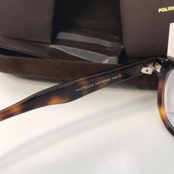 💯 Original Tom Ford FT5783-D-B 053 Men's Blonde Havana Frame Eyeglasses - Picture 4 of 9